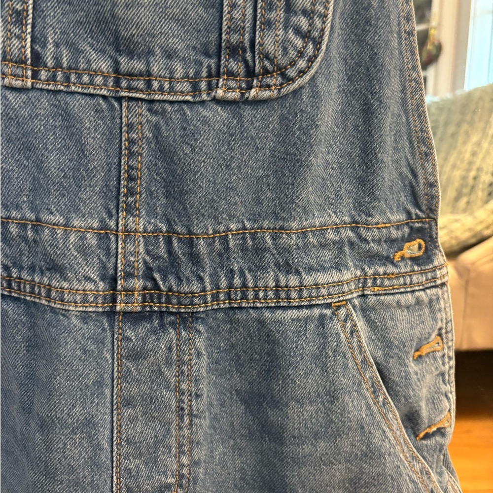 Old Navy Blue Denim Overalls - Picture 5 of 7